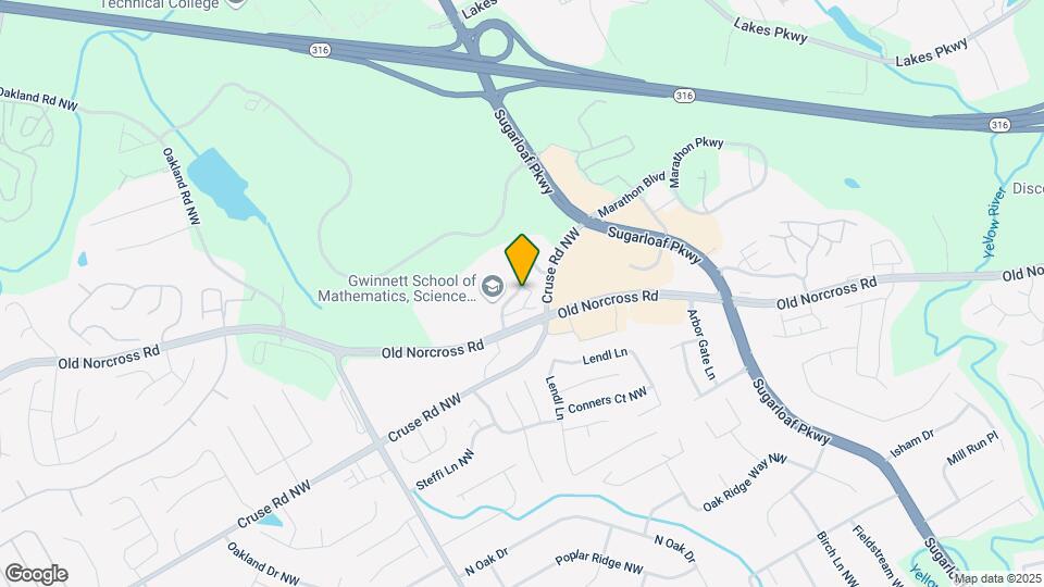 1877 McElvaney Ln NW Map and Location Details