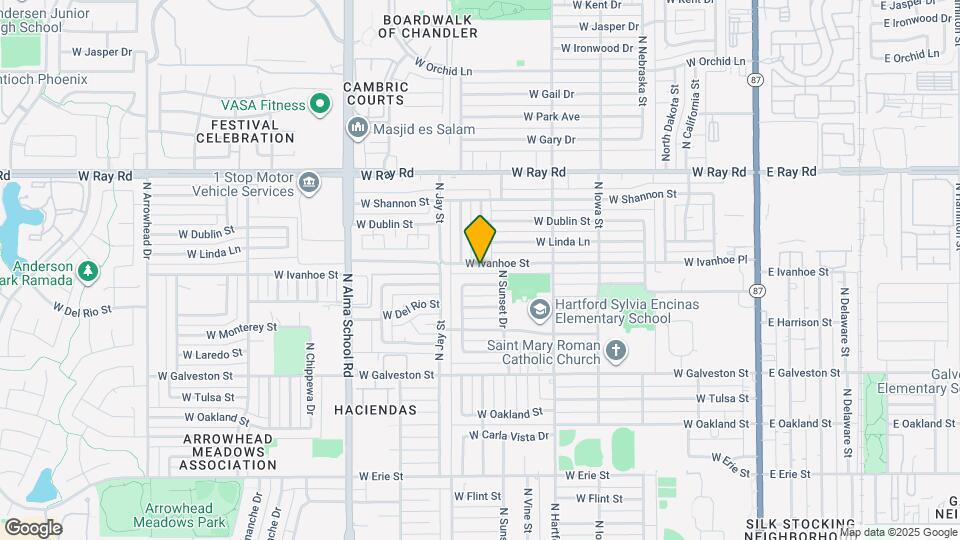 743 W Ivanhoe St Mapa y Detalles de la Ubicación