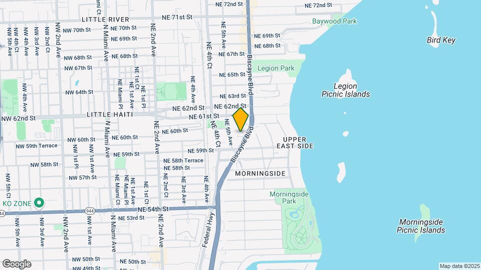 5960 Biscayne Blvd Map and Location Details