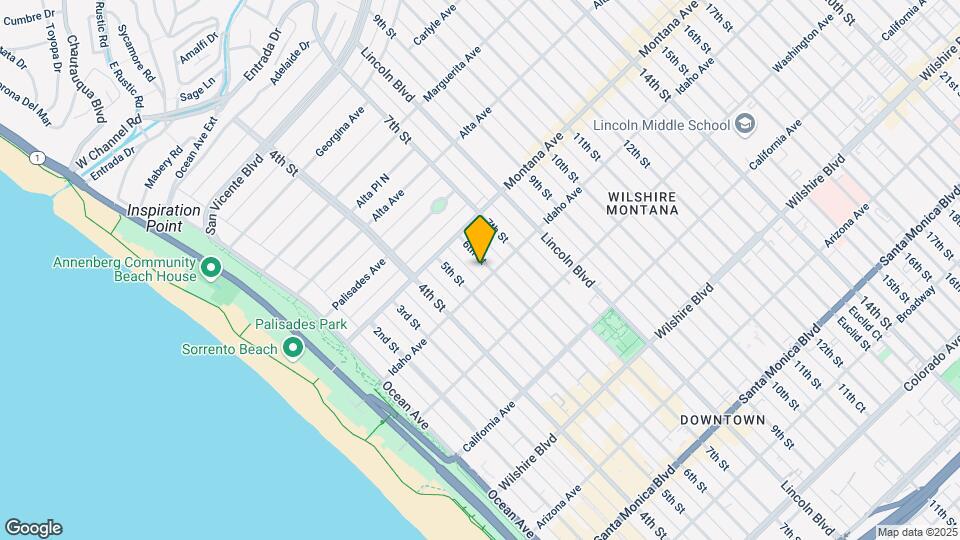 852 6th St Map and Location Details