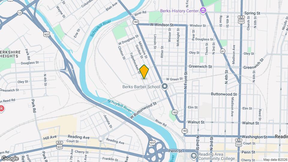 519 tulpehocken street Map and Location Details