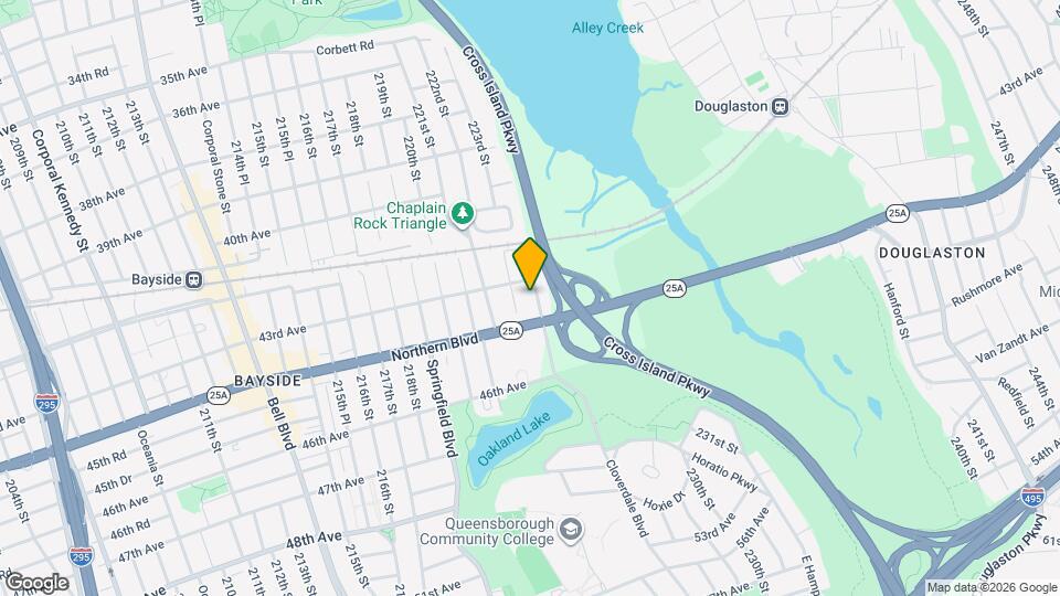43-16 223rd St, Unit 2nd Floor Map and Location Details