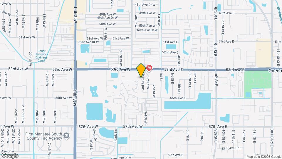 5320 3rd St Ct W Mapa y Detalles de la Ubicación