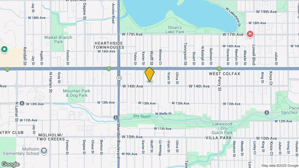 1401 Wolff St Map and Location Details