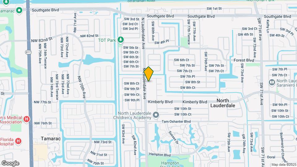 708 SW 81st Ave Map and Location Details