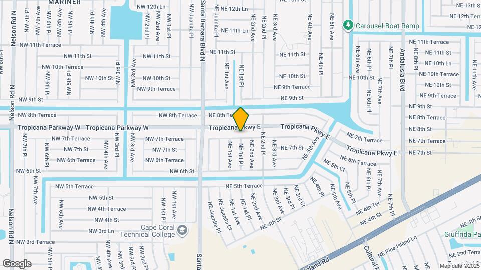 117 NE 7th Terrace Map and Location Details