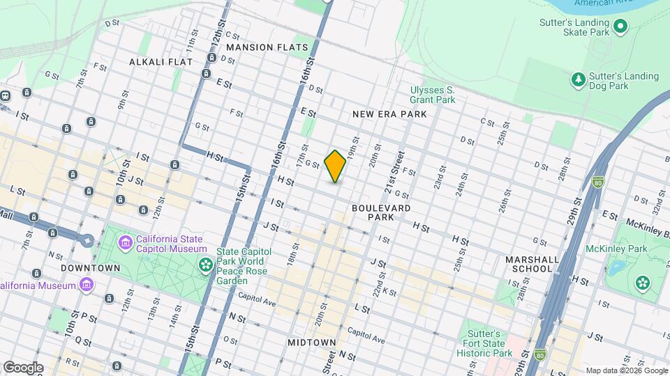 718 19th St Map and Location Details