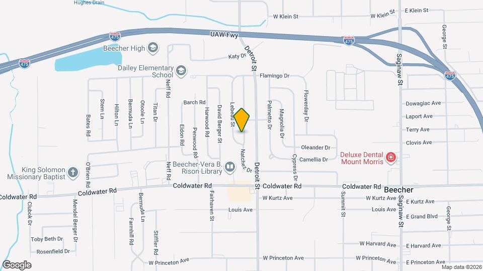 6113 Natchez Dr Map and Location Details