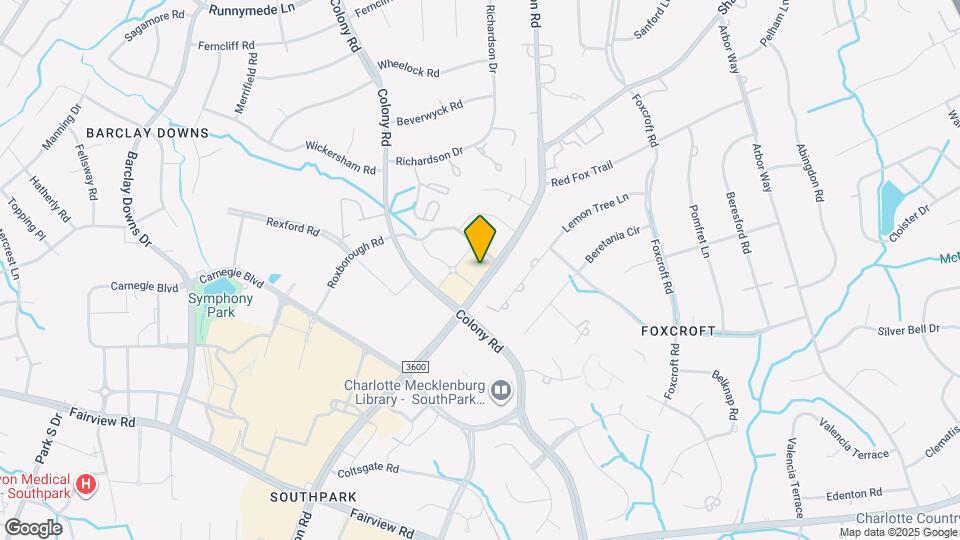 3920 Sharon Rd Mapa y Detalles de la Ubicación