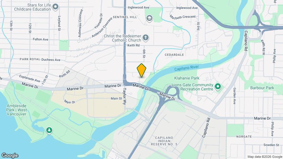 568 Waters Edge Crescent Map and Location Details