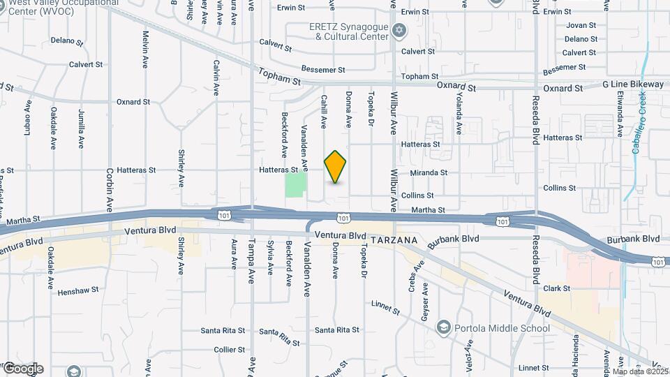 19024 Miranda St Map and Location Details