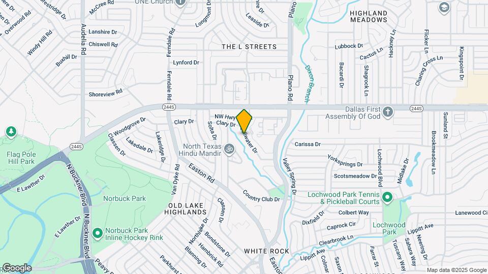 8347 Lullwater Dr Map and Location Details