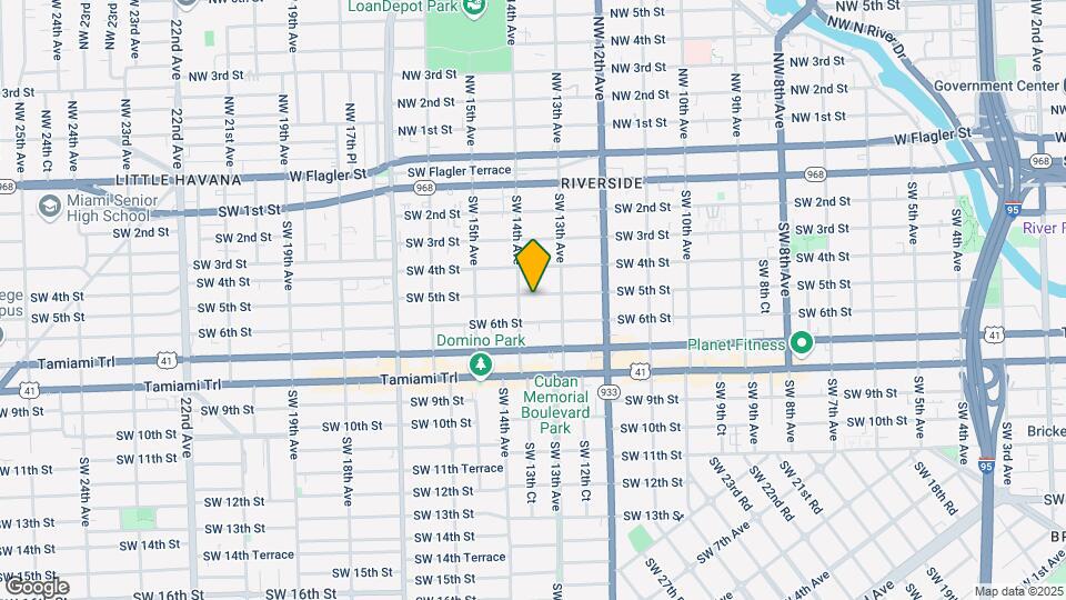 1350 SW 5th St Mapa y Detalles de la Ubicación