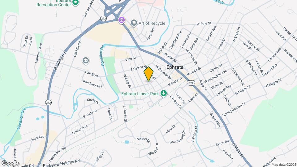 225 Arch St Map and Location Details