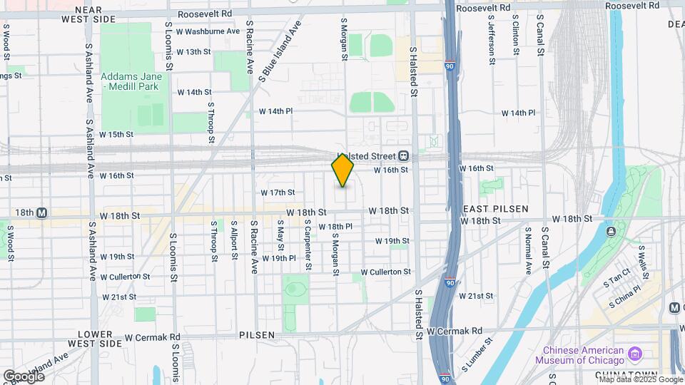1702 S. Morgan St. Mapa y Detalles de la Ubicación