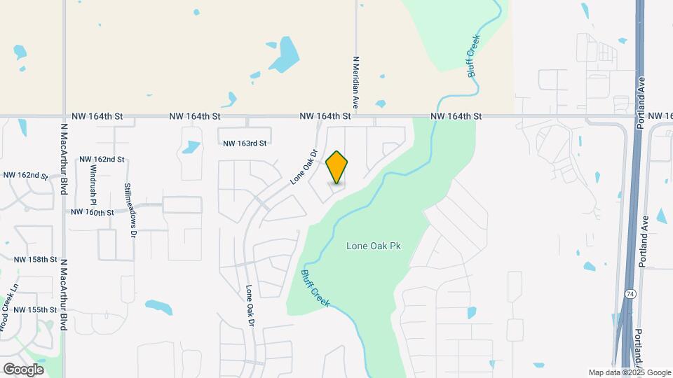 4601 NW 162nd Ct Map and Location Details