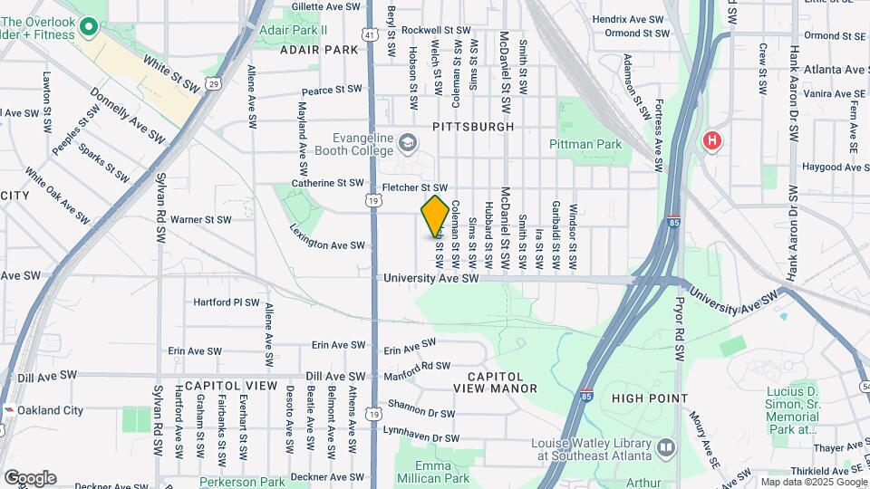 1155 Welch St SW Map and Location Details