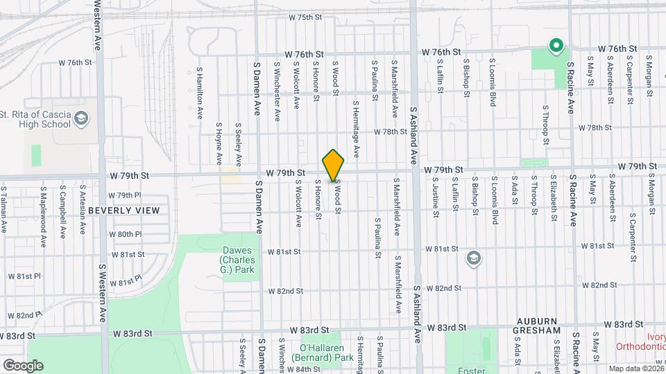 7922 S Wood St Mapa y Detalles de la Ubicación