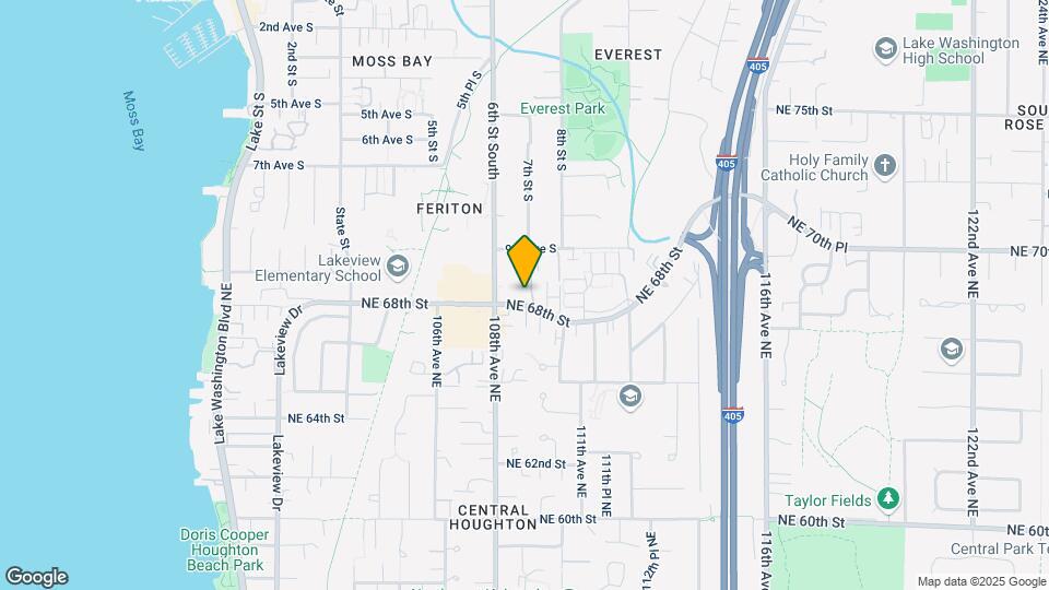 10832 NE 68th St Map and Location Details