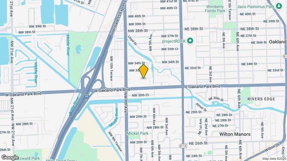 669 W Oakland Park Blvd Map and Location Details