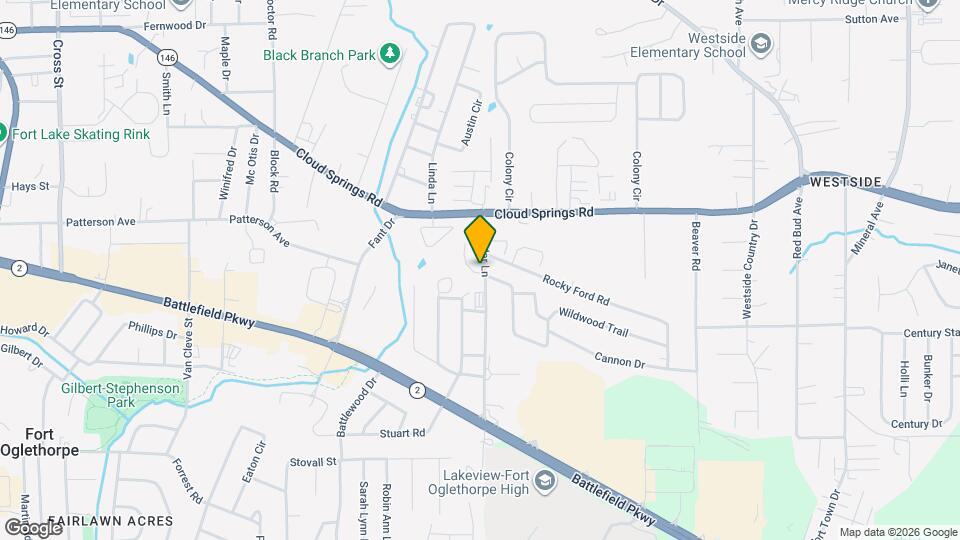 152 S Cedar Ln Map and Location Details