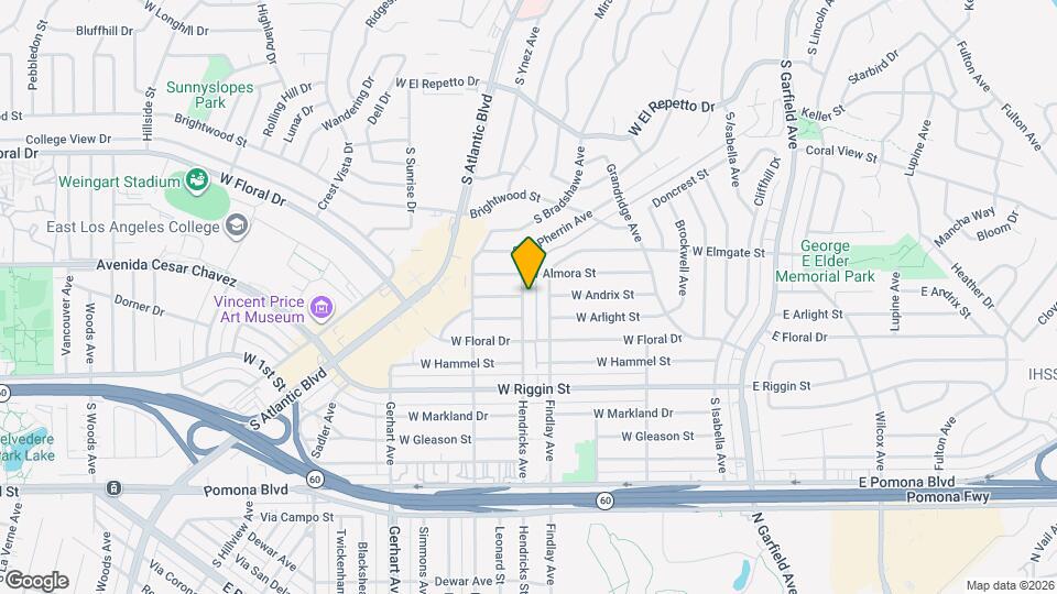 3bed / 2 bath House for Rent in Monterey Park! Mapa y Detalles de la Ubicación