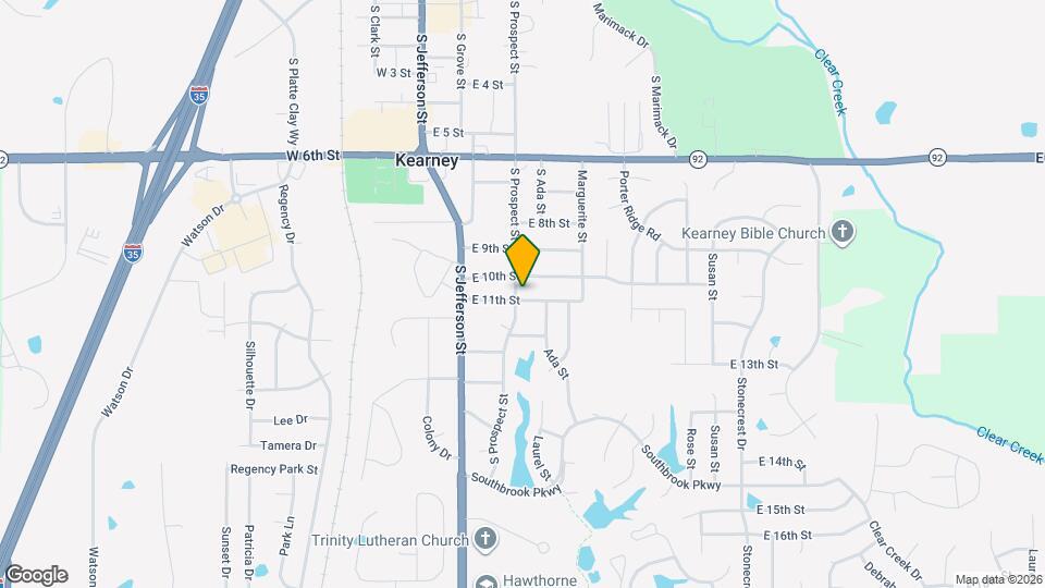 300 E 11th St Map and Location Details