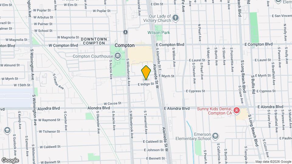 516 S Tamarind Ave Map and Location Details