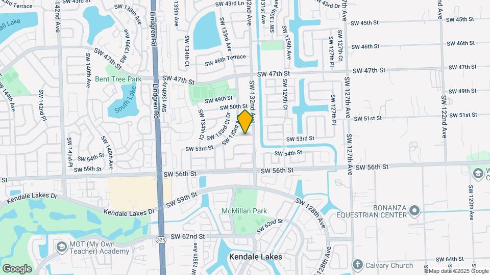 13232 SW 52nd Terrace Map and Location Details
