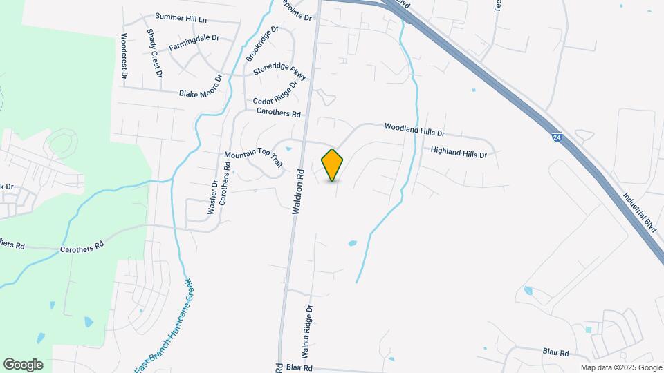 642 Knollwood Dr Map and Location Details