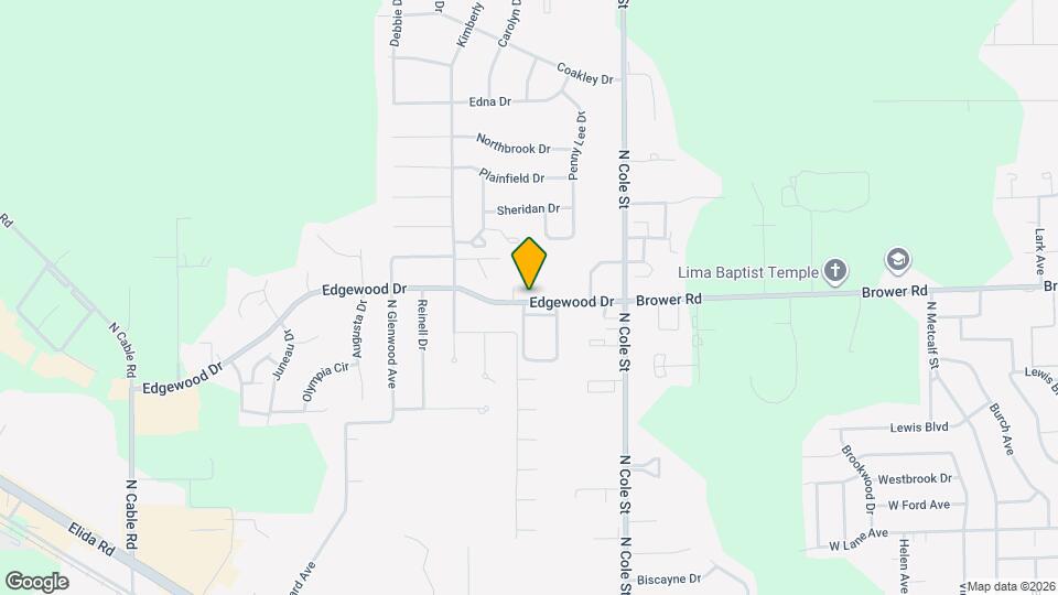 1486 Edgewood Dr, Unit 1486 Edgewood Drive Map and Location Details