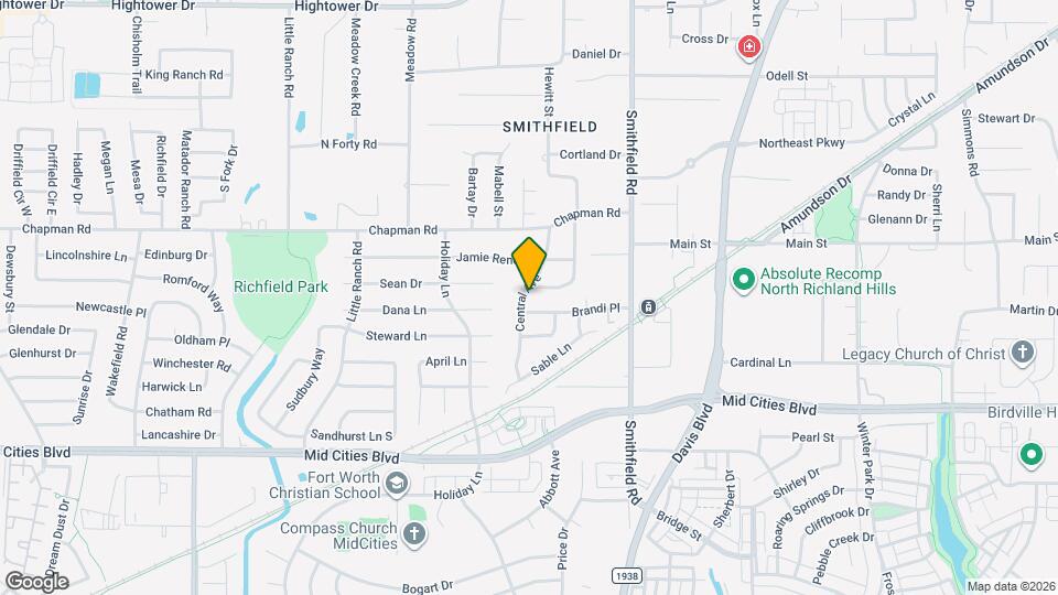 6532 Central Ave Map and Location Details