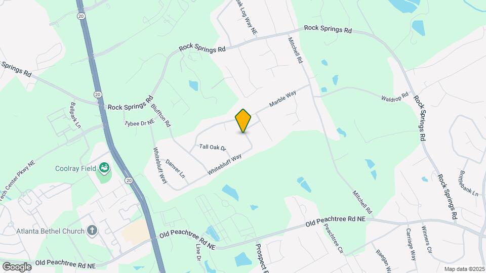 2201 Whitebluff Way Map and Location Details