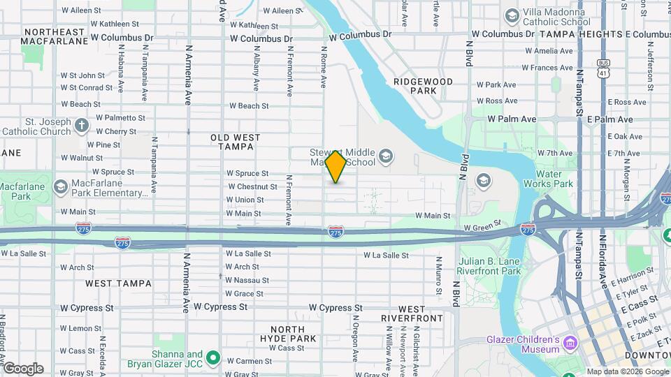 1537 W Chestnut St Map and Location Details