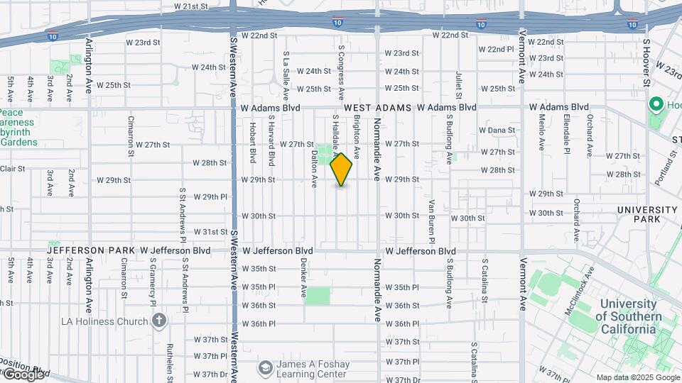 2916 S Halldale Ave Map and Location Details