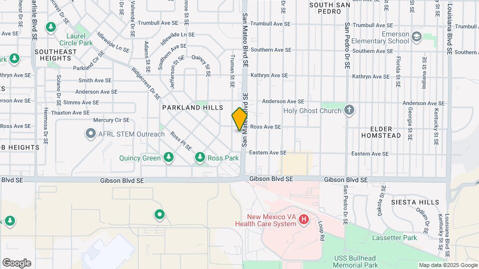 1317 San Mateo Blvd SE Map and Location Details