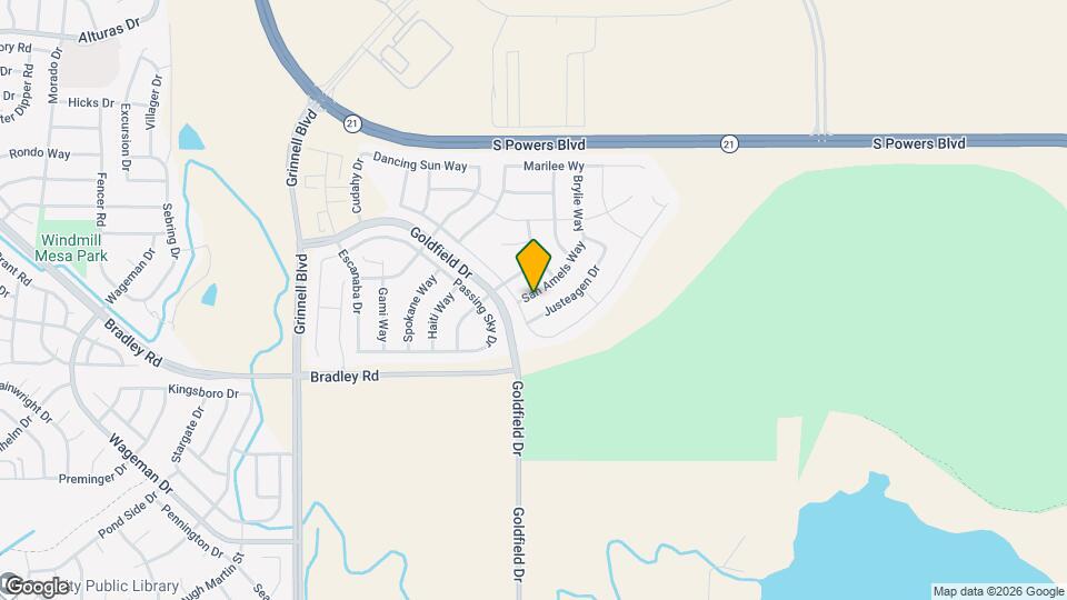 4915 San Amels Way Map and Location Details