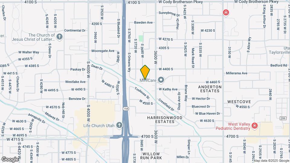 3672 W Clermont Dr Mapa y Detalles de la Ubicación