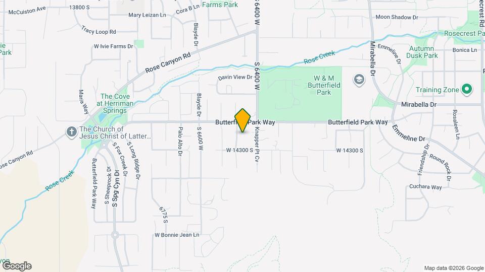 14249 S Knapper Way Map and Location Details
