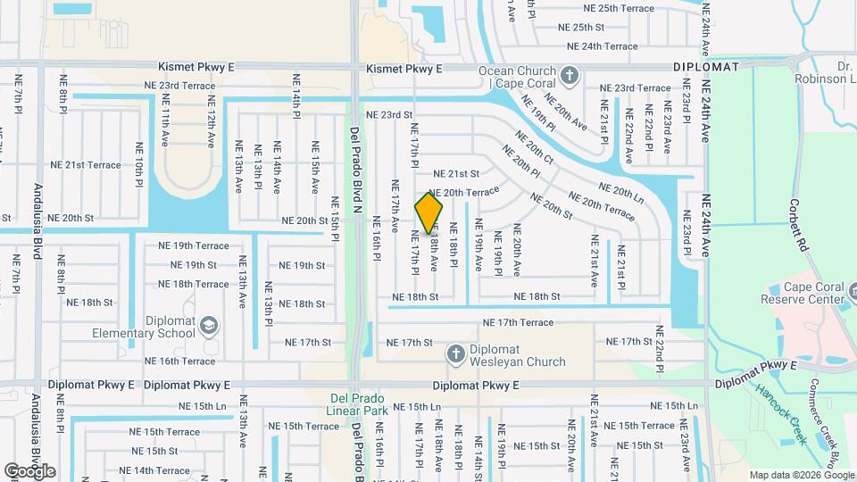 1914 NE 18th Ave Map and Location Details