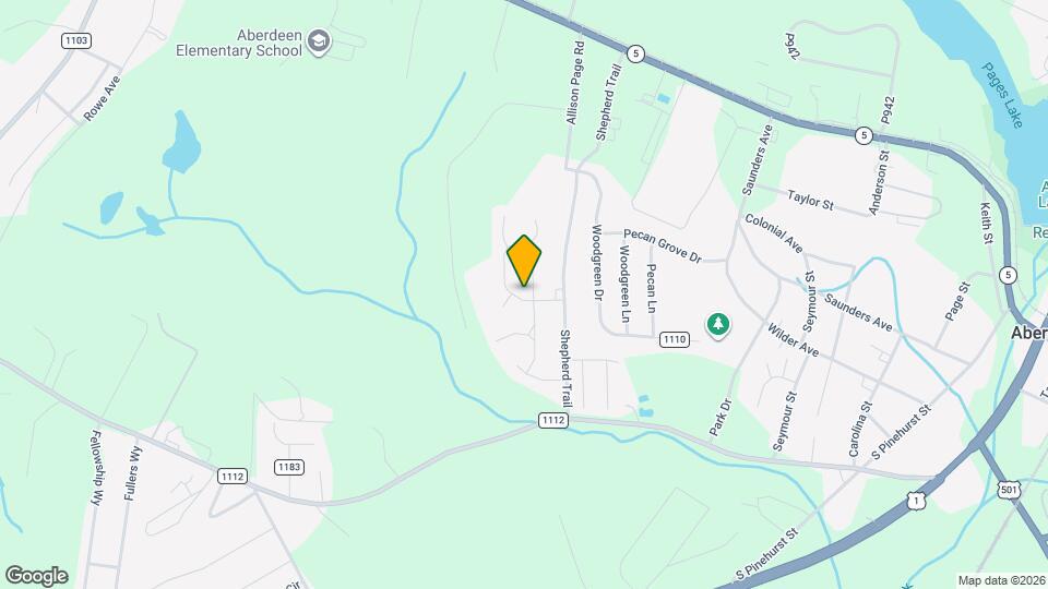 1161 Yellowwood Dr Map and Location Details