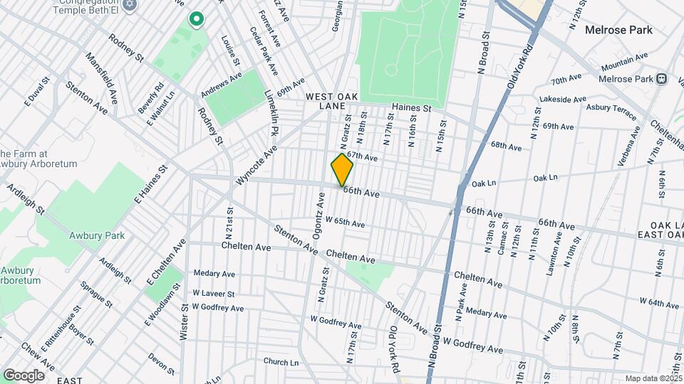 6549 N Gratz St Map and Location Details