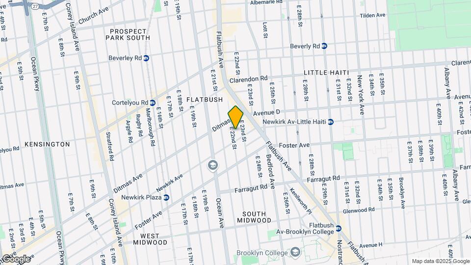 531 E 22nd St Mapa y Detalles de la Ubicación