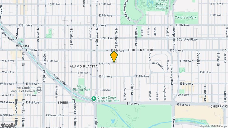 1420 E 5th Ave, Unit 1420 E. 5th Avenue Map and Location Details