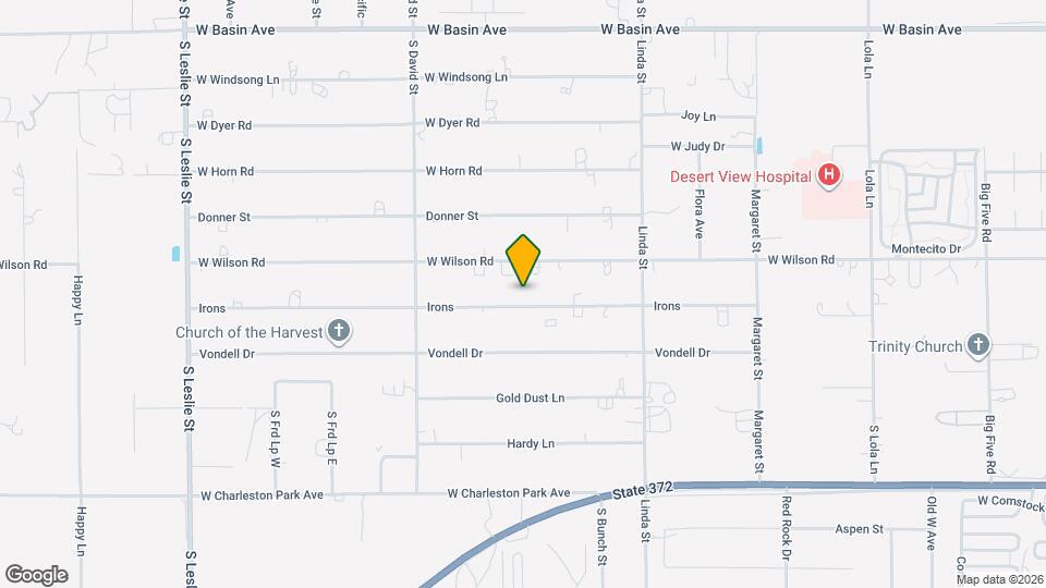 1270 W Irons St Map and Location Details