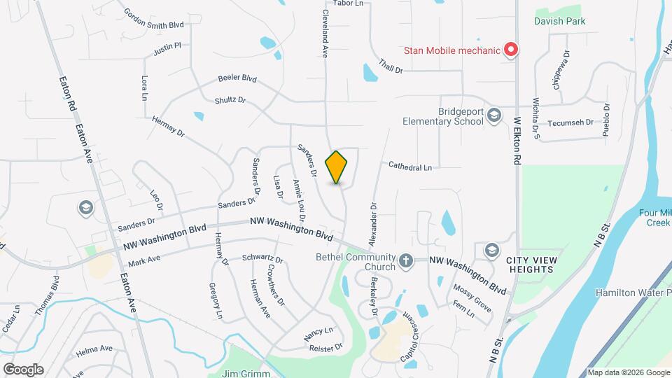 1323 Cleveland Ave Mapa y Detalles de la Ubicación