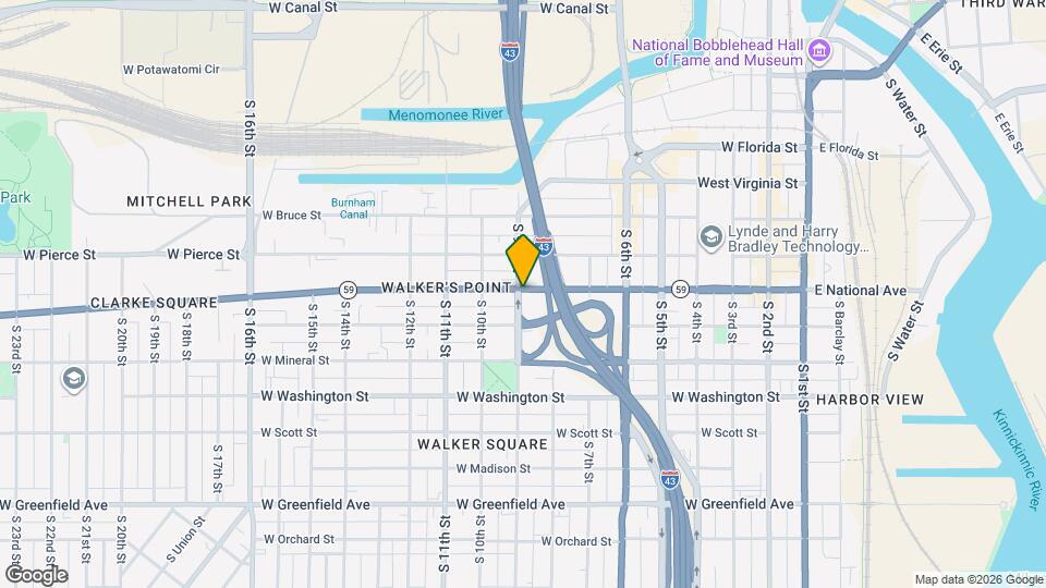 835-839-839 W National Ave Map and Location Details