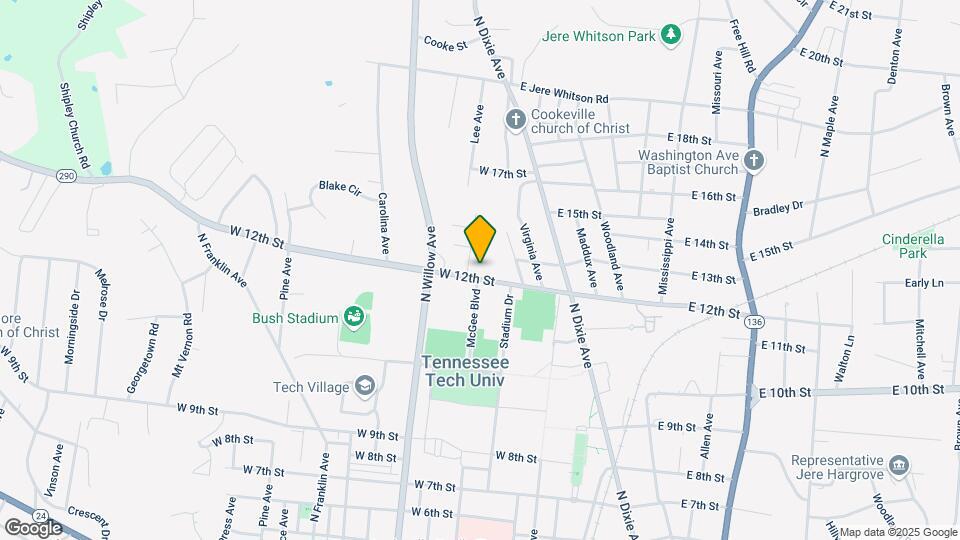195 W 12th St Mapa y Detalles de la Ubicación