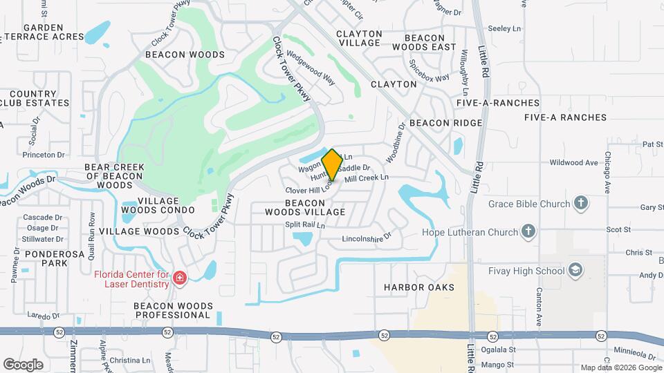 8414 Clover Hill Loop Mapa y Detalles de la Ubicación