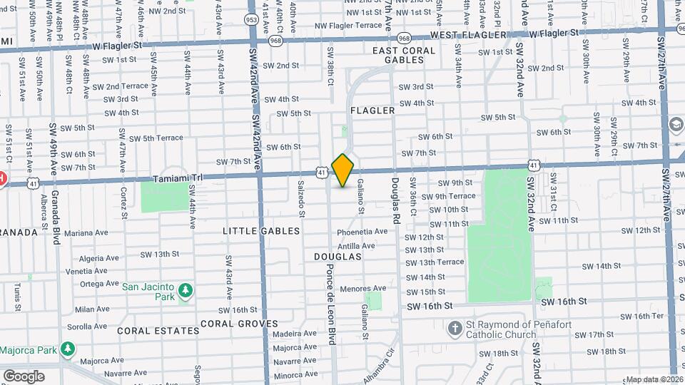 126 Antiquera Ave Map and Location Details